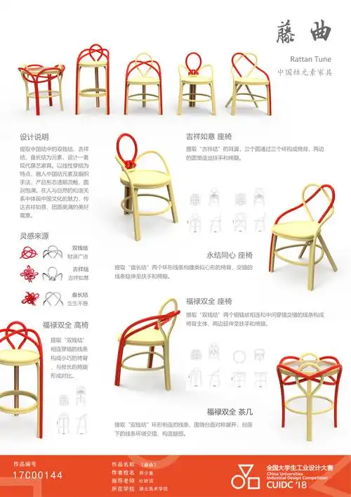2018年全国大学生工业设计大赛国赛入围作品–c 家具