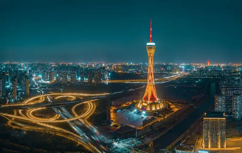 郑州中原福塔夜景
