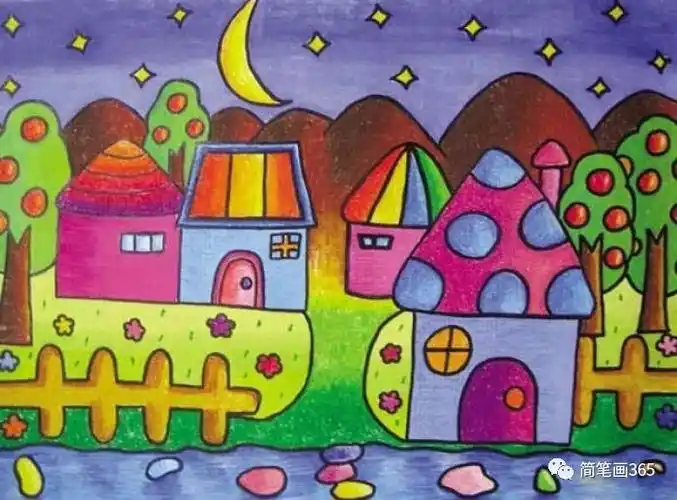 儿童画范画范例大全