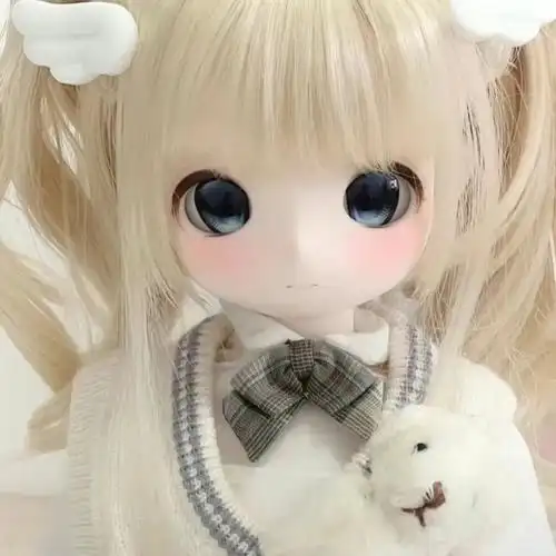 可爱bjd娃娃女头