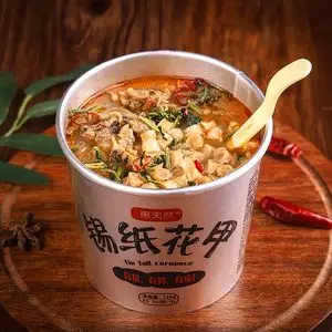 嗨吃家正宗花甲粉速食桶装锡纸花甲粉丝6桶装花甲粉丝夜宵花蛤粉