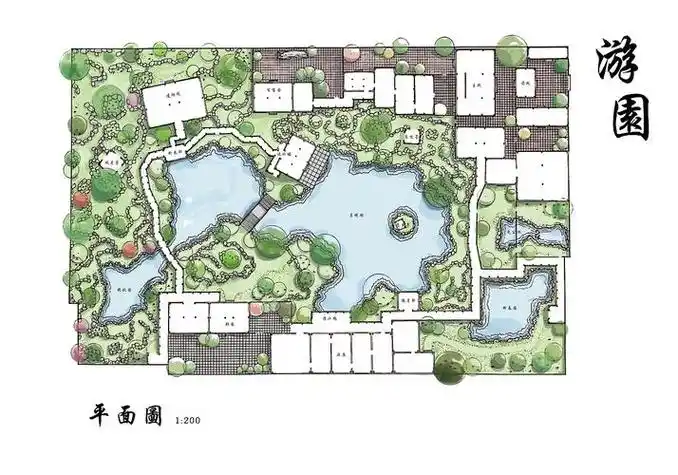 古典园林平面案例(古典园林平面案例分析)