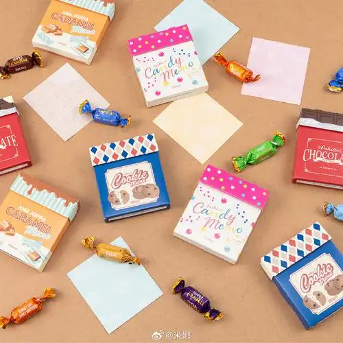以糖果包装作为设计的便利贴96工作的时候也变得有乐趣了.(图via