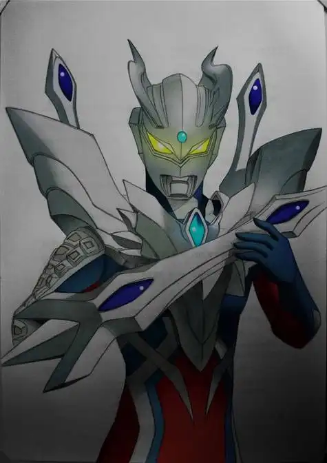 赛罗奥特曼形态_简笔画_儿童画_马克笔画_人文_绘画奥特曼怎么画简笔