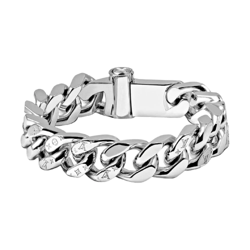 lv路易威登 20秋冬男士lv chain links 手链 m68273【正品 价格 图片