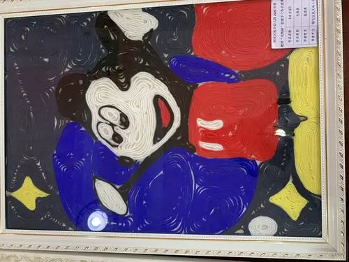 五彩线儿生灵气 创意手工助成长——昭化区机关幼儿园教师毛线画创作