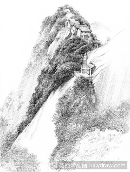 素描风景教程-露西学画画