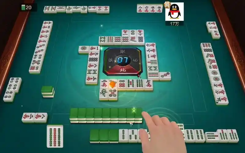 欢乐麻将哈哈哈笑死我了上家258胡了这么多被我一张牌ko