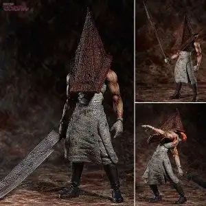 【孩仕宝】玩具模型 figma sp-055 寂静岭2 三角头 大铁头 怪物