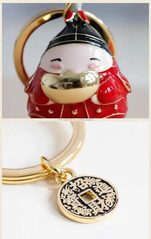 羽俙碧故宫纪念品钥匙扣祥瑞汽车钥匙扣情侣可爱书包挂件文创礼物百鸟
