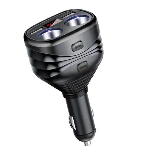 充电器汽车用多功能点烟器一拖二三转换插头usb车充手机快充>800_800