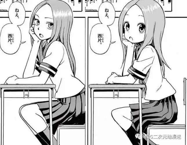 现在vs以前的画风漫画家重画第一话喜欢现在还是5年前的高木同学呢