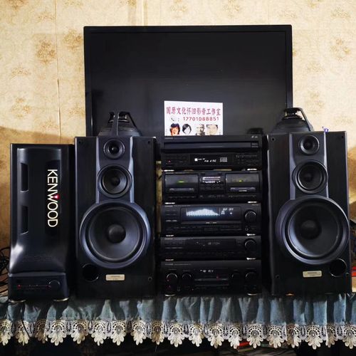 当时价值3w的音响,书架顶级kenwood建伍中大型组合音响