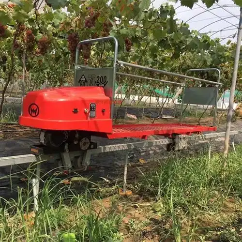 单轨山地运输车工程平地电动农用遥控制大棚蔬菜果园搬运爬坡机