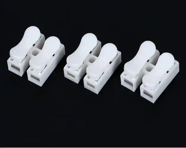 按压式接线端子接线器快接头电线连接器ch2灯具2位快速对接80只