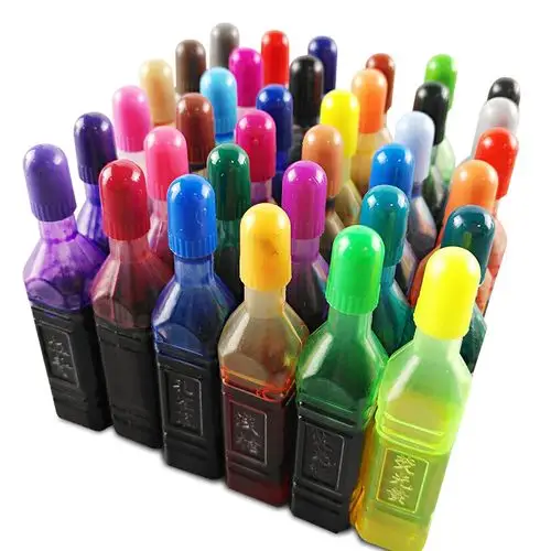 掌握水彩笔24色补充液墨囊墨水36色18色补充液可水洗彩色墨水