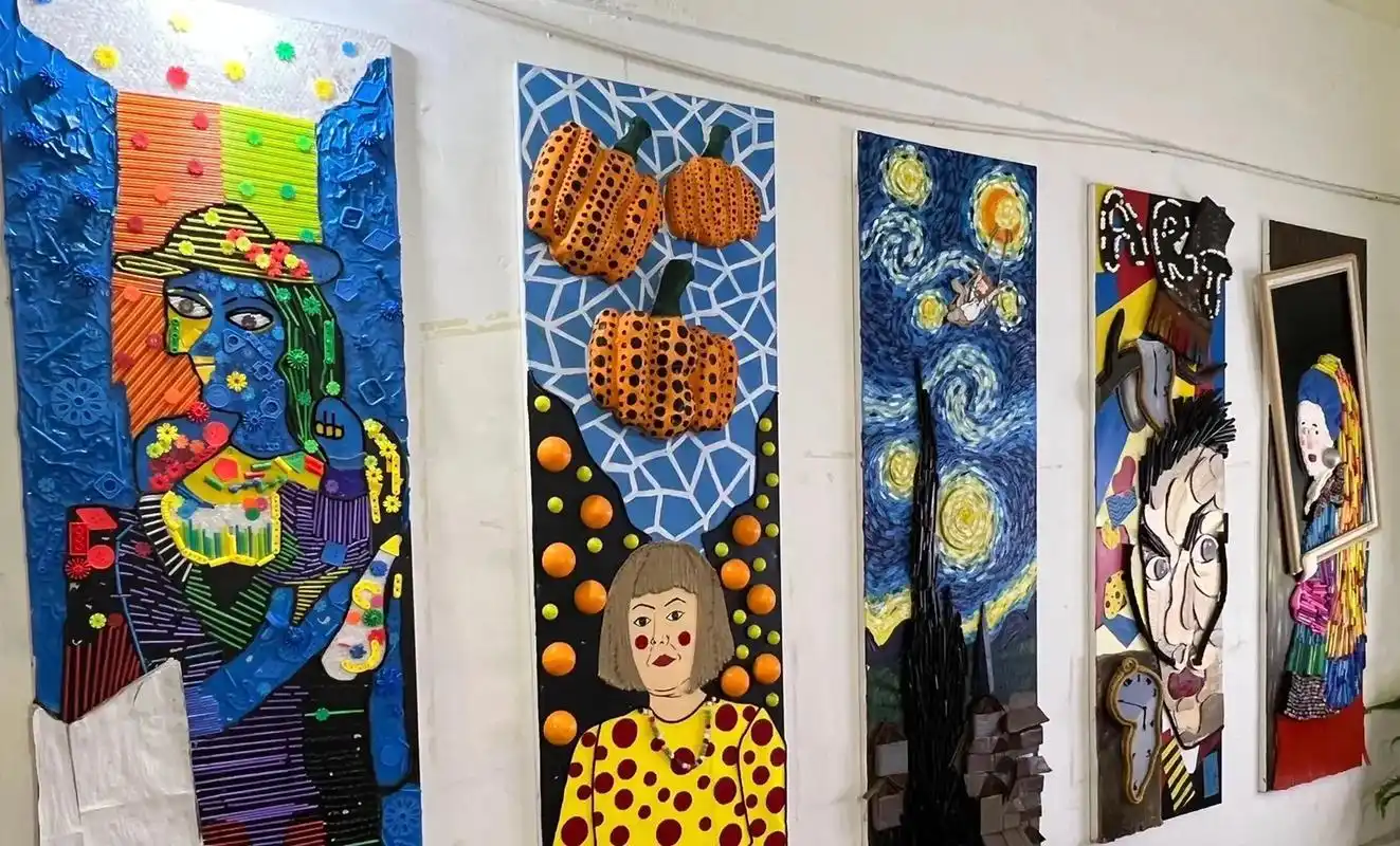 大师风环创等你打卡#少儿创意美术 #环境创设 #幼儿园环创  - 抖音