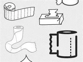 卫生纸简笔画卫生纸简笔画图片