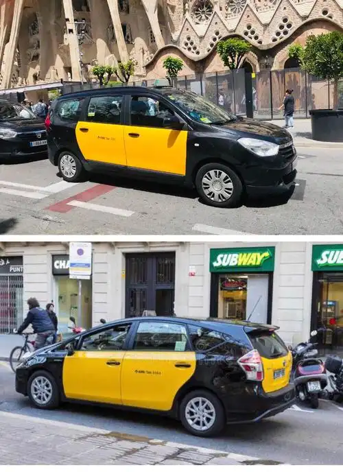 ▼巴塞罗那的出租车