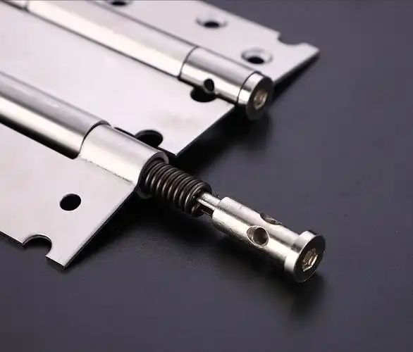 劲尘jinchen不锈钢4寸双弹簧平开合页自由门双向弹簧铰链家具五金合页