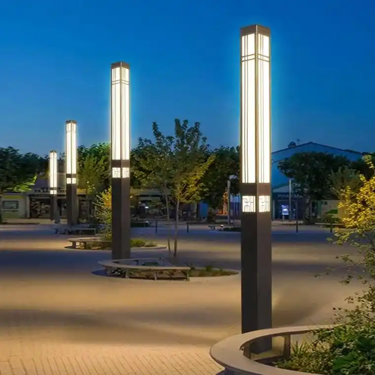 景观灯.现代简约庭院灯景观灯led户外防水方形路灯小区别墅豪 - 抖音