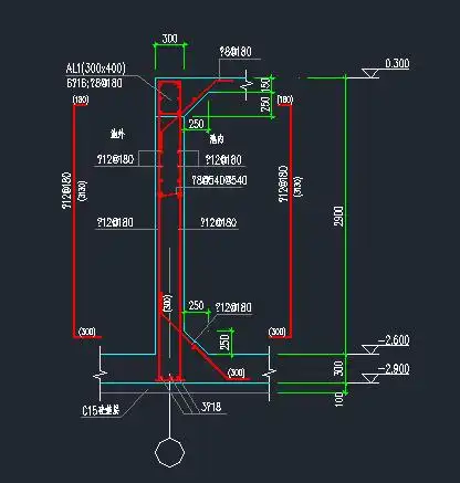 水池的阴角正三角和暗梁