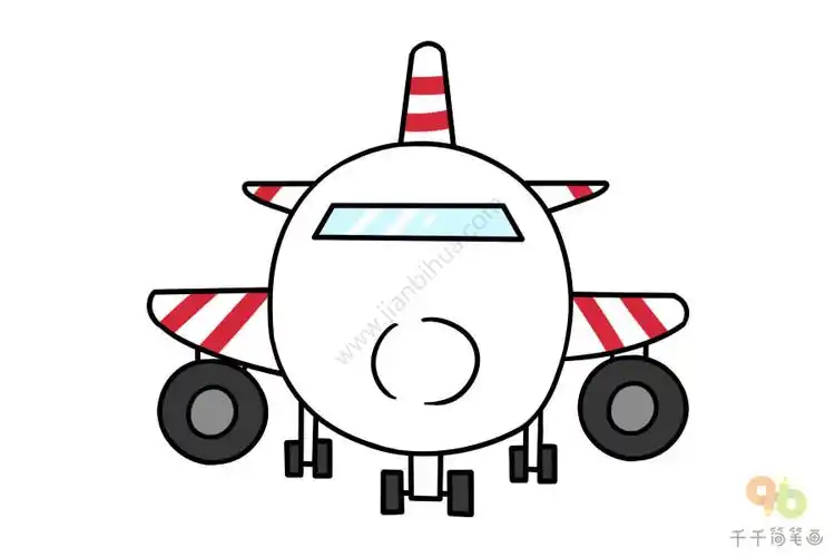 q版飞机简笔画图片