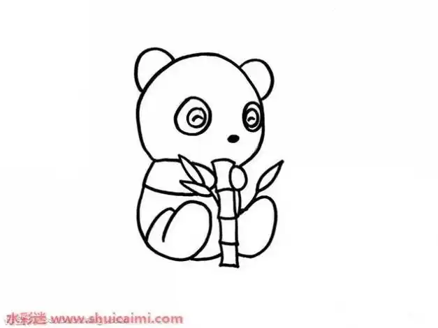 小熊猫怎么画一步一步