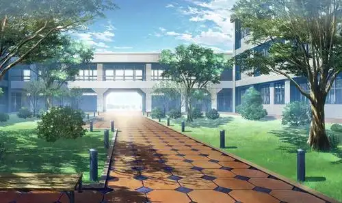 动漫校园场景