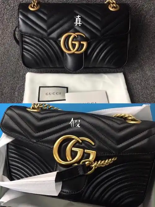 奢侈品真假鉴定/四步学会gucci marmont包的奢侈品鉴定技巧