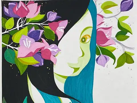 色彩构成插画-创作习作62010174蒸汽波子vaporb7年前色彩构成平面