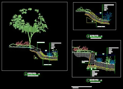自然式景观驳岸