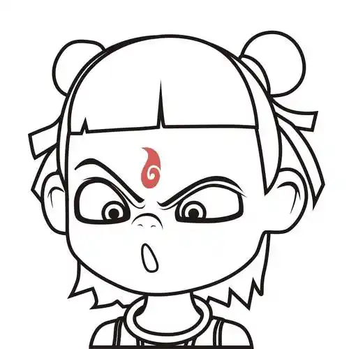 画哪吒画哪吒之魔童降世的哪吒