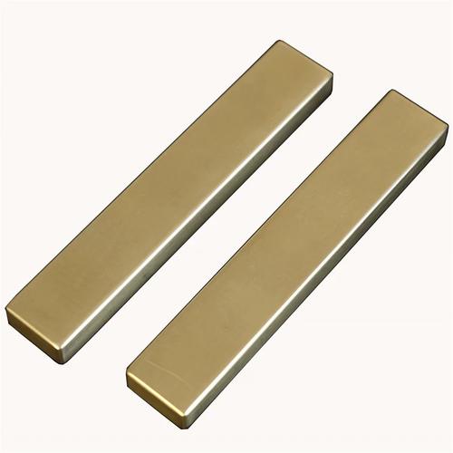 永宜昌压纸黄铜镇尺书法纯铜创意金属镇纸铜小号摆件书.镇文房四