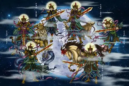 西游记人物谱----六丁六甲神--六甲阳神玉男