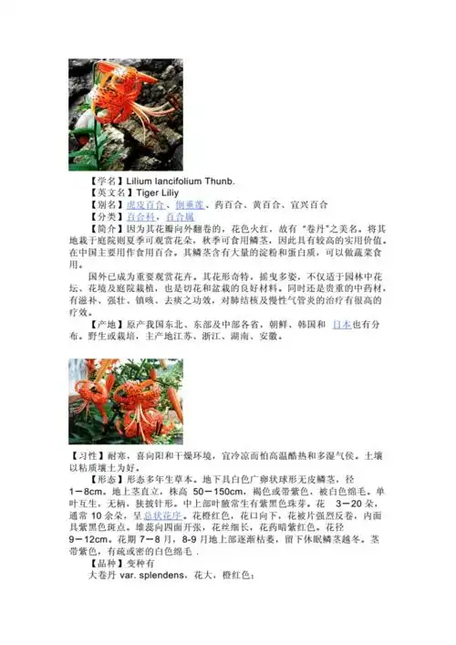 稀有植物资料.doc