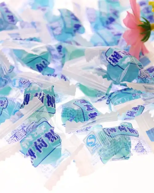 奇峰清凉强劲薄荷糖 500g独立包装大约120颗 硬糖 批发