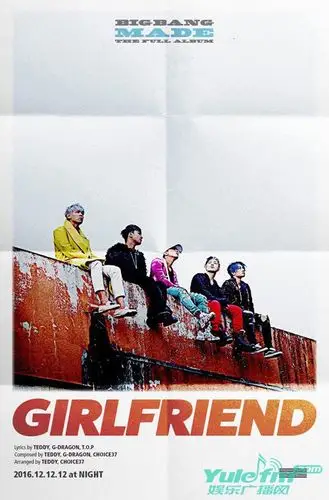 bigbang《girlfriend》海报