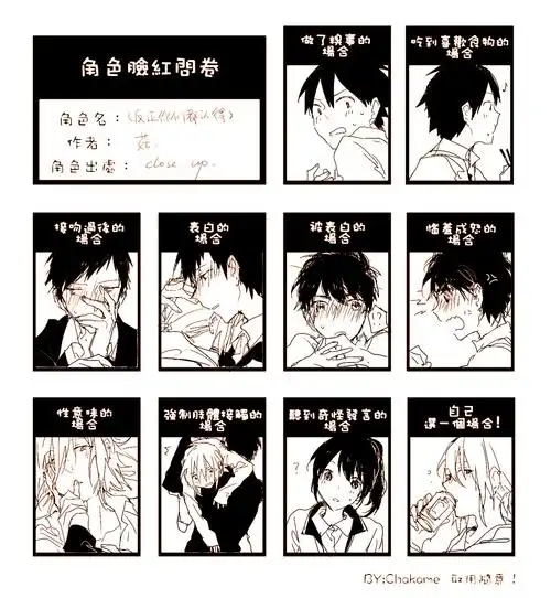 更个杂梗性质的问卷给大家乐一下弥补一下(角色配役都阿白干的,我只