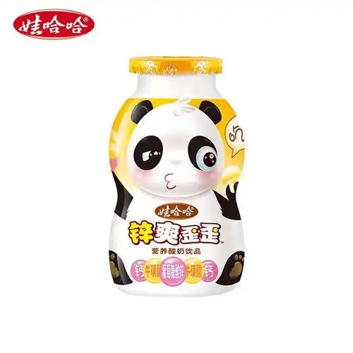 娃哈哈锌爽歪歪200g24瓶整箱含钙葡萄酸益生发酵酸奶