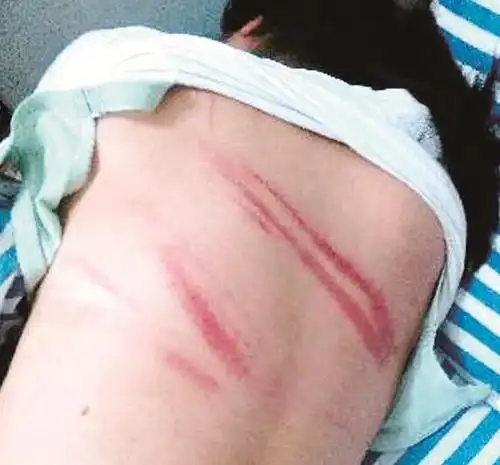 男子当街殴打摊主场面血腥为什么图