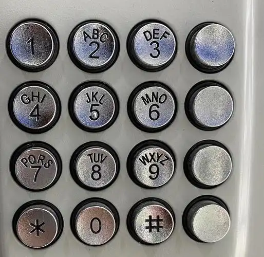 银行电话按钮
