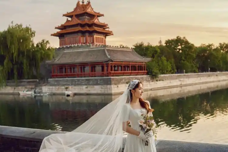 北京角楼婚纱照与你赴一场日落之约0403