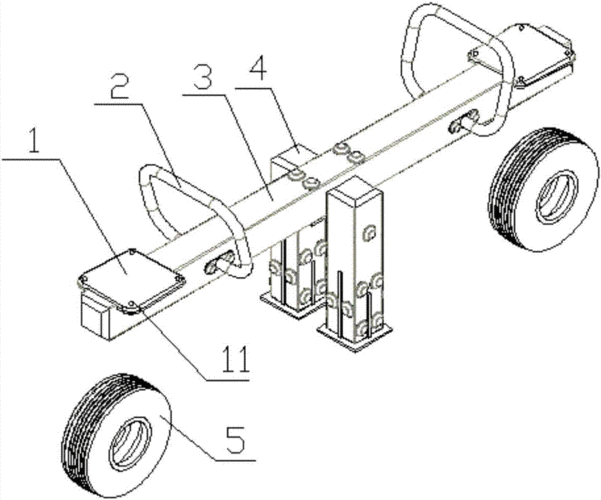 一种新型跷跷板的制作方法