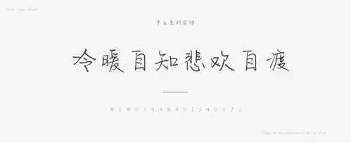冷暖自知悲欢自渡字体