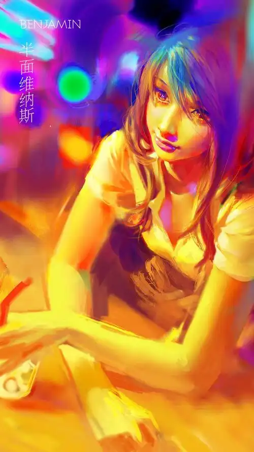 中国benjamin本杰明 原创漫画故事集《#半面维纳斯#》系列壁纸震撼