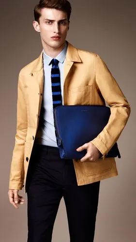 burberry london/巴宝莉 新款 男士时尚棉质长袖夹克外套 39166781 浅