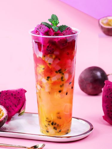 百香果蜂蜜茶酱 奶茶店水果茶原料 含丰富果肉甜品冰粥果味饮品