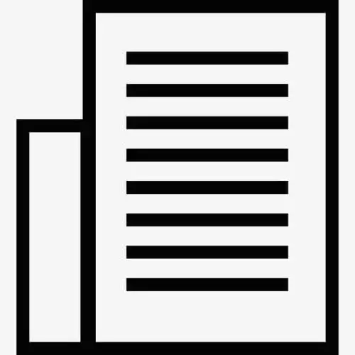 文本的页面布局图标