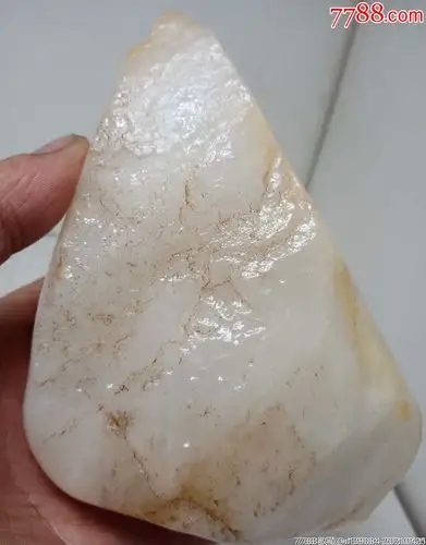 新疆戈壁玉羊脂白玉原石,包真-其他玉石/玉器-7788工艺品